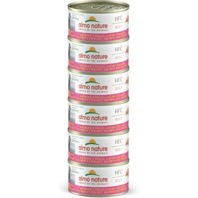 Almo Nature Macska Zselében 6x70G - Pástétom Almo Nature Macska Zselében 6x70G - Pástétom