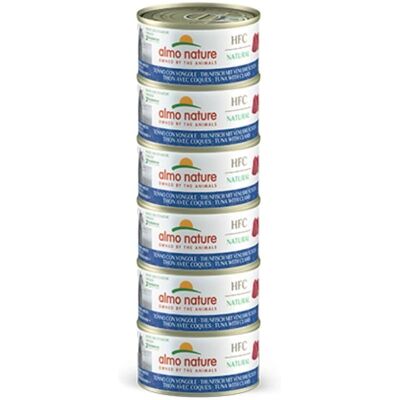 Almo Nature Nedvár macskának 70g 6x70g - Természetes, Tonhal, Kagylók Almo Nature Nedvár macskának 70g 6x70g - Természetes, Tonhal, Kagylók