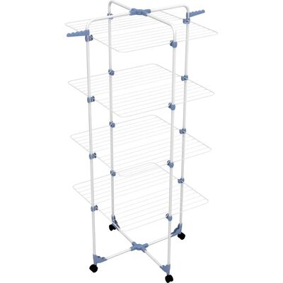 Sèche-linge Modular Gimi 4 Niveaux - Tour Verticale Gain de Place - Publicité Sèche-linge Modular Gimi 4 Niveaux - Tour Verticale Gain de Place - Publicité