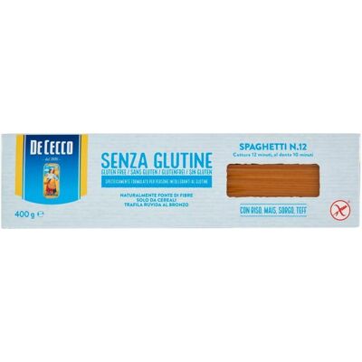 De Cecco Spaghetti Sans Gluten 400g - Pâtes - Publicité De Cecco Spaghetti Sans Gluten 400g - Pâtes - Publicité