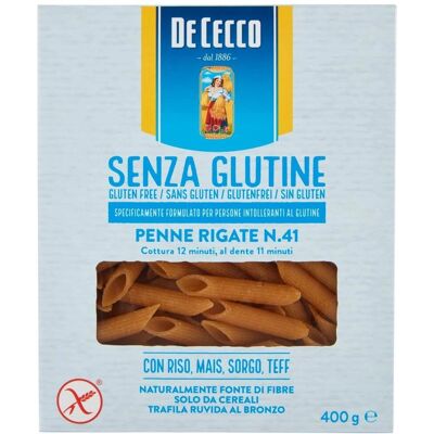 De Cecco N41 Pâtes sans gluten - Penne Rigate - Publicité De Cecco N41 Pâtes sans gluten - Penne Rigate - Publicité
