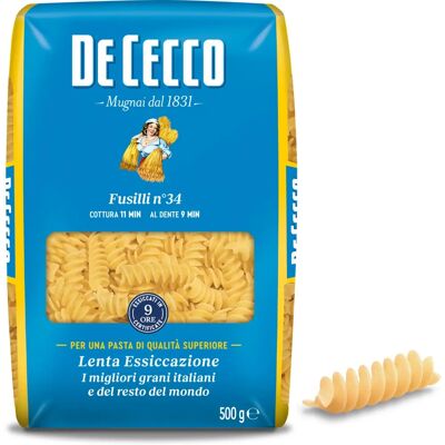 De Cecco Fusilli no34 - Pasta - Publicité De Cecco Fusilli no34 - Pasta - Publicité