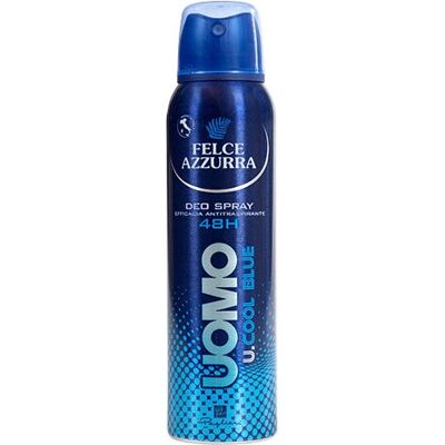 Felce Azzurra - Cool Blue - 150 ml - Hommes - Deodorant spray - Publicité Felce Azzurra - Cool Blue - 150 ml - Hommes - Deodorant spray - Publicité