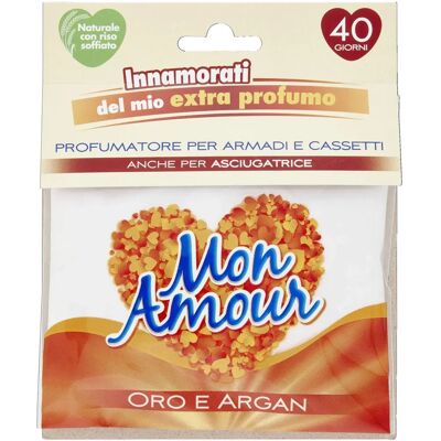 FELCE AZZURRA Mon amour sacchetto profumato - Oro & Argan - 12g FELCE AZZURRA Mon amour sacchetto profumato - Oro & Argan - 12g