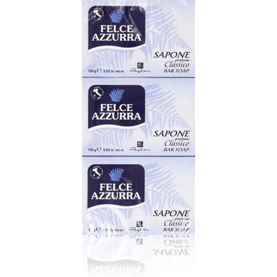 Savon Classique Felce Azzurra - 3 x 100g - Publicité Savon Classique Felce Azzurra - 3 x 100g - Publicité