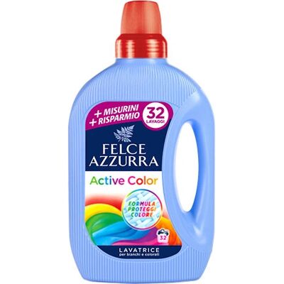 Felce Azzurra Active Color - Farbwaschmittel 1595 ml Felce Azzurra Active Color - Farbwaschmittel 1595 ml