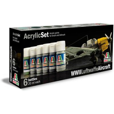 Pittura acrilica Italeri I436AP - Set di 6 colori Pittura acrilica Italeri I436AP - Set di 6 colori