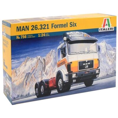 Kit de camión MAN 26.321 Fórmula Seis - Escala 1:24 Kit de camión MAN 26.321 Fórmula Seis - Escala 1:24