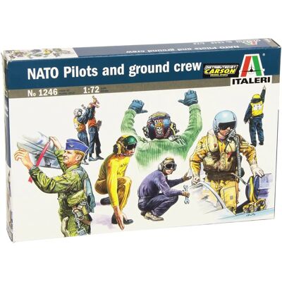Italeri NATO Pilots och Ground crew - Modellfigurer i skala 1:72 Italeri NATO Pilots och Ground crew - Modellfigurer i skala 1:72
