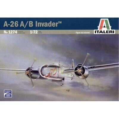 Kit de Modèle d'Avion A-26A/B Invader d'Italeri - Militaire - Publicité Kit de Modèle d'Avion A-26A/B Invader d'Italeri - Militaire - Publicité