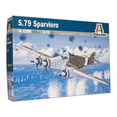 Italeri Savoia Marchetti SM.79 Sparviero - Modell i skala 1:72 Italeri Savoia Marchetti SM.79 Sparviero - Modell i skala 1:72