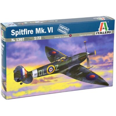 Maquette Spitfire Mk.VI Italeri 1:72 - Avion - Publicité Maquette Spitfire Mk.VI Italeri 1:72 - Avion - Publicité