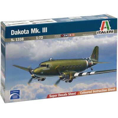 Italeri Douglas C-47 Dakota Mk.III Modellset - Skala 1:72 Italeri Douglas C-47 Dakota Mk.III Modellset - Skala 1:72