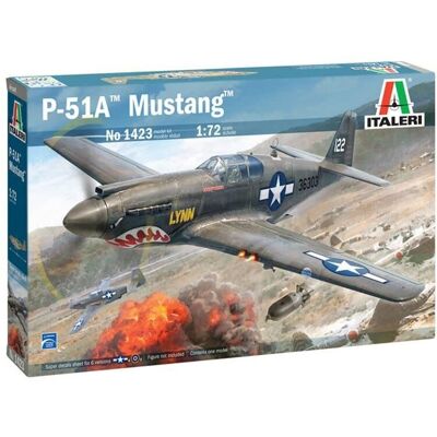 Italeri P-51A Mustang 1/72 - Kit de Modèle Italeri P-51A Mustang 1/72 - Kit de Modèle