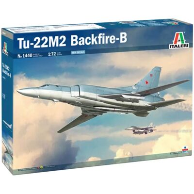 Italeri Tu-22M2 Backfire B Model Kit - Scale 1:72 Italeri Tu-22M2 Backfire B Model Kit - Scale 1:72