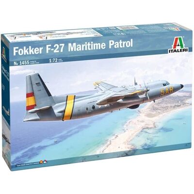 Zestaw modelarski Fokker F-27 MPA 1:72 - Patrole morskie - Italeri Zestaw modelarski Fokker F-27 MPA 1:72 - Patrole morskie - Italeri