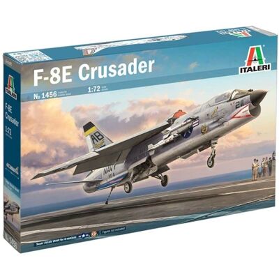 Kit Modellino F-8E Crusader Italeri - Scala 1:72 - Decal Inclusi Kit Modellino F-8E Crusader Italeri - Scala 1:72 - Decal Inclusi