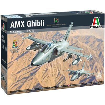 Italeri AMX Ghibli Modellbausatz - 1:72 Maßstab - Flugzeug Italeri AMX Ghibli Modellbausatz - 1:72 Maßstab - Flugzeug
