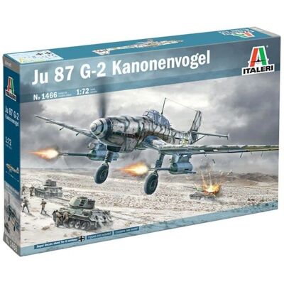 Kit Maquette Italeri Junkers Ju87G-2 1:72 - Avion WWII - Publicité Kit Maquette Italeri Junkers Ju87G-2 1:72 - Avion WWII - Publicité