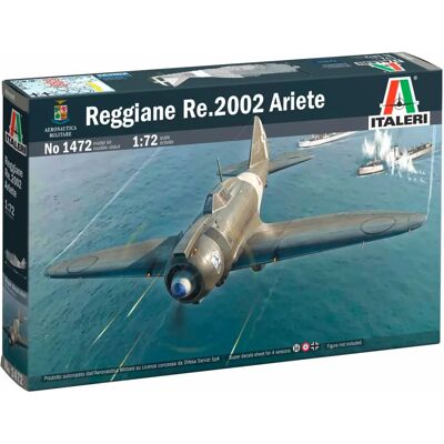 Zestaw modelarski Italeri Reggiane Re.2002 Ariete - Samolot WWII Zestaw modelarski Italeri Reggiane Re.2002 Ariete - Samolot WWII