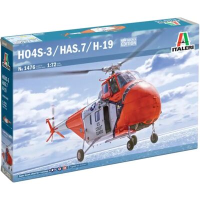 Italeri Kit de Modelo de Helicóptero H-19 - Calcomanías para 4 versiones Italeri Kit de Modelo de Helicóptero H-19 - Calcomanías para 4 versiones