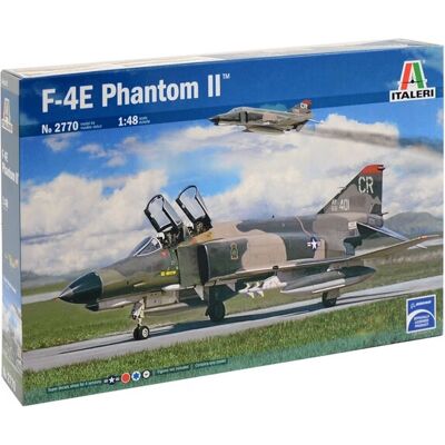 Kit de ensamblaje F-4E Phantom II de Italeri - 1:48 escala Kit de ensamblaje F-4E Phantom II de Italeri - 1:48 escala