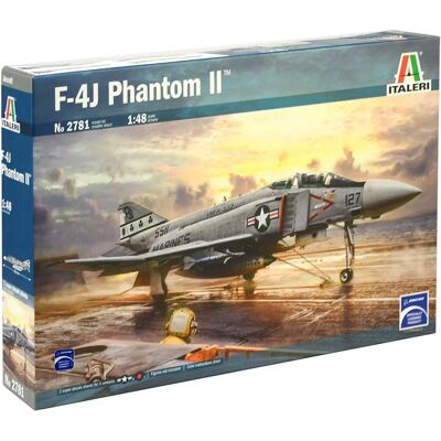 Maquette McDonnell Douglas F-4J Phantom II - 1/48 - Publicité Maquette McDonnell Douglas F-4J Phantom II - 1/48 - Publicité