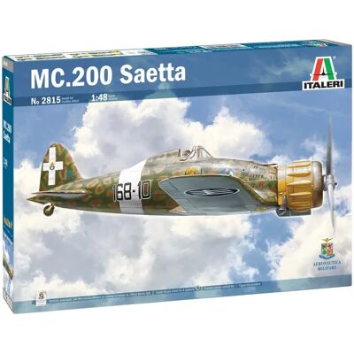 Kit de Modèle Italeri Macchi MC.200 Saetta 1:48 - Avion de chasse WWII - Publicité Kit de Modèle Italeri Macchi MC.200 Saetta 1:48 - Avion de chasse WWII - Publicité