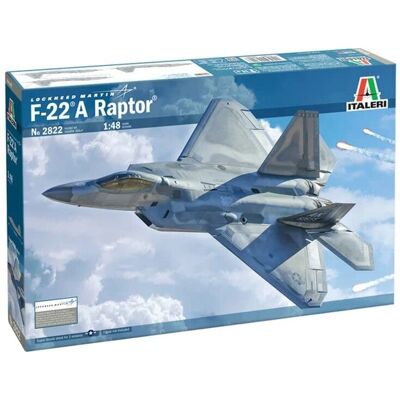 Zestaw modelarski F-22A Raptor Italeri - Skala 1:48 - Samolot Zestaw modelarski F-22A Raptor Italeri - Skala 1:48 - Samolot