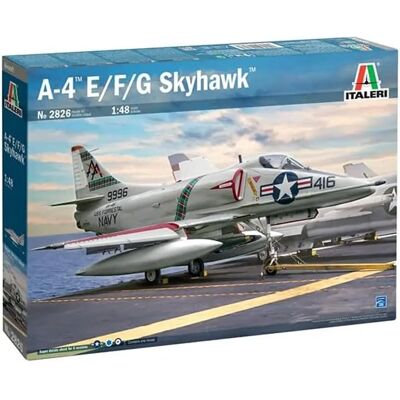 Italeri A-4 Skyhawk Model Kit - 1:48 - US, Israel, Australia Italeri A-4 Skyhawk Model Kit - 1:48 - US, Israel, Australia