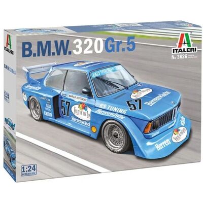 Kit modèle BMW 320 Groupe 5 - Échelle 1:24 - Publicité Kit modèle BMW 320 Groupe 5 - Échelle 1:24 - Publicité