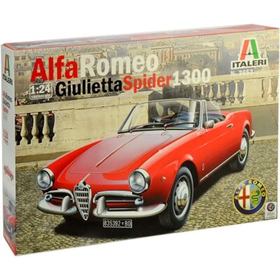 Alfa Romeo Giulietta Spider 1300 - Kit Maquette - 1:24 - Publicité Alfa Romeo Giulietta Spider 1300 - Kit Maquette - 1:24 - Publicité