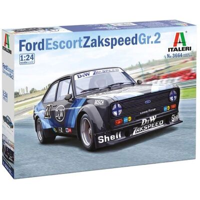 Italeri Ford Escort Zakspeed Gr.2 Modellbyggsats - Skala 1:24 Italeri Ford Escort Zakspeed Gr.2 Modellbyggsats - Skala 1:24