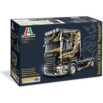 Italeri Scania R730 V8 Topline Imperial Ciężarówka/przyczepa - 1:24 Italeri Scania R730 V8 Topline Imperial Ciężarówka/przyczepa - 1:24