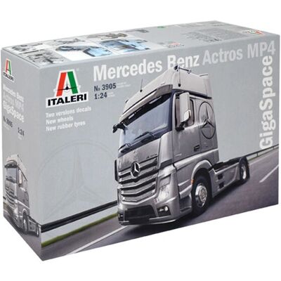 Italeri Mercedes Benz Actros MP4 Gigaspace Camion - Échelle 1:24 - Publicité Italeri Mercedes Benz Actros MP4 Gigaspace Camion - Échelle 1:24 - Publicité