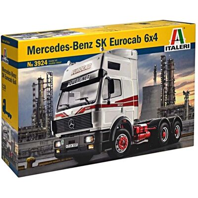Italeri Mercedes Benz SK Eurocab 6x4 Model vrachtwagen - Schaal 1:24 Italeri Mercedes Benz SK Eurocab 6x4 Model vrachtwagen - Schaal 1:24