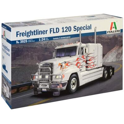 Freightliner FLD 120 Special - Kit maquette camion avec décalcomanies - Publicité Freightliner FLD 120 Special - Kit maquette camion avec décalcomanies - Publicité