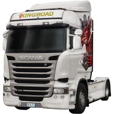 Bouwmodel Scania R730 Streamliner Highline Cab - Modeltruck kit Bouwmodel Scania R730 Streamliner Highline Cab - Modeltruck kit