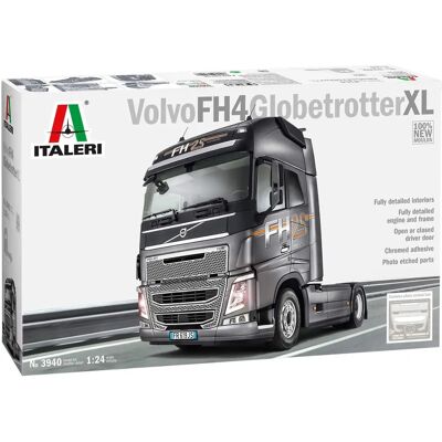 Kit Modèle Volvo FH4 Globetrotter XL - Échelle 1/24 - Intérieurs et Moteur Détails Kit Modèle Volvo FH4 Globetrotter XL - Échelle 1/24 - Intérieurs et Moteur Détails