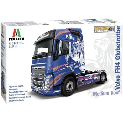 Kit camion Volvo FH4 Globetrotter Italeri - 1/24 - Publicité Kit camion Volvo FH4 Globetrotter Italeri - 1/24 - Publicité
