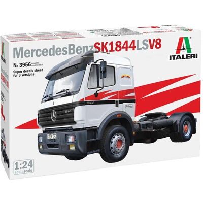 Zestaw modelu ciężarówki Mercedes-Benz SK 1844 LS V8 - Skala 1:24 Zestaw modelu ciężarówki Mercedes-Benz SK 1844 LS V8 - Skala 1:24