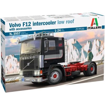 Italeri Volvo F12 Intercooler Låg Tak Modellkit Italeri Volvo F12 Intercooler Låg Tak Modellkit