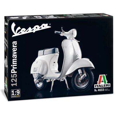Italeri Vespa 125 Primavera Modelbouwset - Schaal 1:9 Italeri Vespa 125 Primavera Modelbouwset - Schaal 1:9