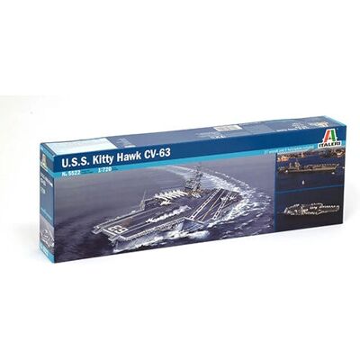Modèle de Navire ITALERI USS Kitty Hawk CV 63 - Kit de montage - Publicité Modèle de Navire ITALERI USS Kitty Hawk CV 63 - Kit de montage - Publicité