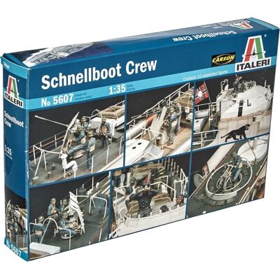 Italeri S-100 Schnellboot Crew Model Figures - 1:35 Scale Italeri S-100 Schnellboot Crew Model Figures - 1:35 Scale