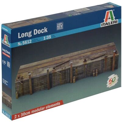 Italeri Long Dock 1:35 Diorama Accessories - Military Model Parts Italeri Long Dock 1:35 Diorama Accessories - Military Model Parts