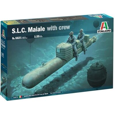 Zestaw Modelarski ITALERI Maiale - Skala 1:35 z Załogą Zestaw Modelarski ITALERI Maiale - Skala 1:35 z Załogą