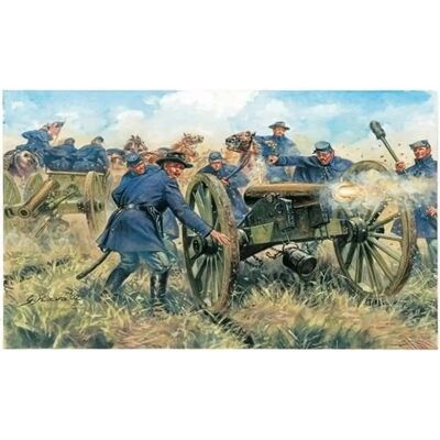 Italeri 6038 Union Artillery Modellfigurer - Skala 1:72 Italeri 6038 Union Artillery Modellfigurer - Skala 1:72