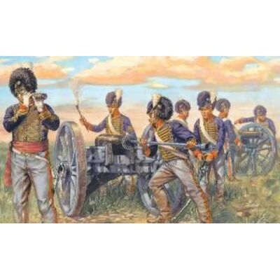 Figuras de Artillería Británica Italeri - Escala 1:72 - Miniaturas Históricas Figuras de Artillería Británica Italeri - Escala 1:72 - Miniaturas Históricas
