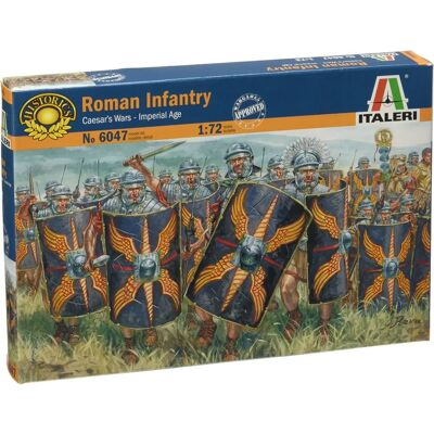 Figurine d'infanterie romaine de Jules César - Échelle 1/72 - Italeri Figurine d'infanterie romaine de Jules César - Échelle 1/72 - Italeri